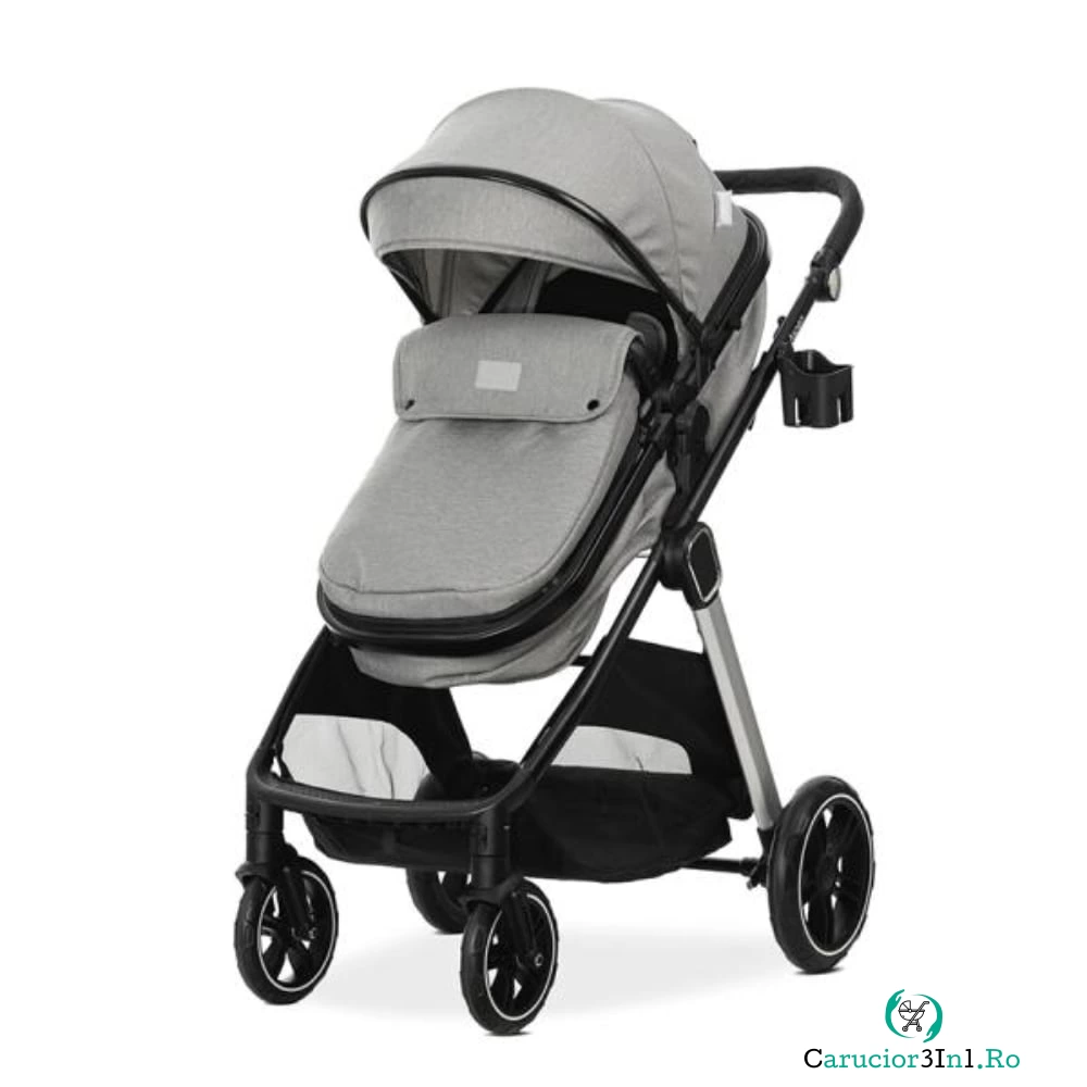 Carucior set 3 in 1, Lorelli Aspen, pana la 22 kg, Grey la 1,499.99 lei ron